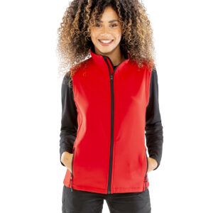 Women's printable softshell bodywarmer